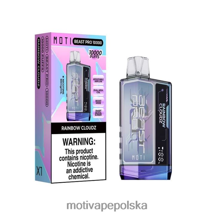 MOTI Vape Recargable Polska - MOTI Beast Pro Waporyzator jednorazowy (5%, 10000 zaciągnięć) 6V86638 niebieska burza