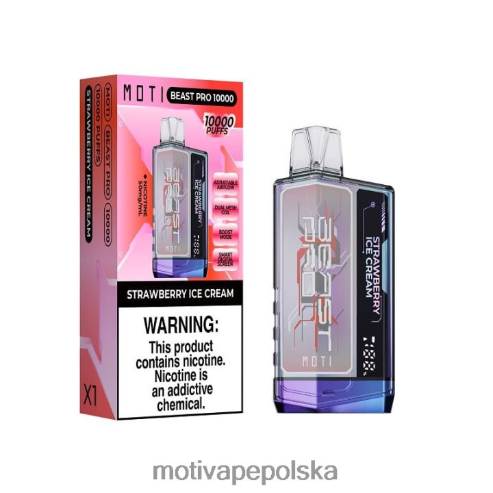 MOTI Vape Recargable Polska - MOTI Beast Pro Waporyzator jednorazowy (5%, 10000 zaciągnięć) 6V86638 niebieska burza