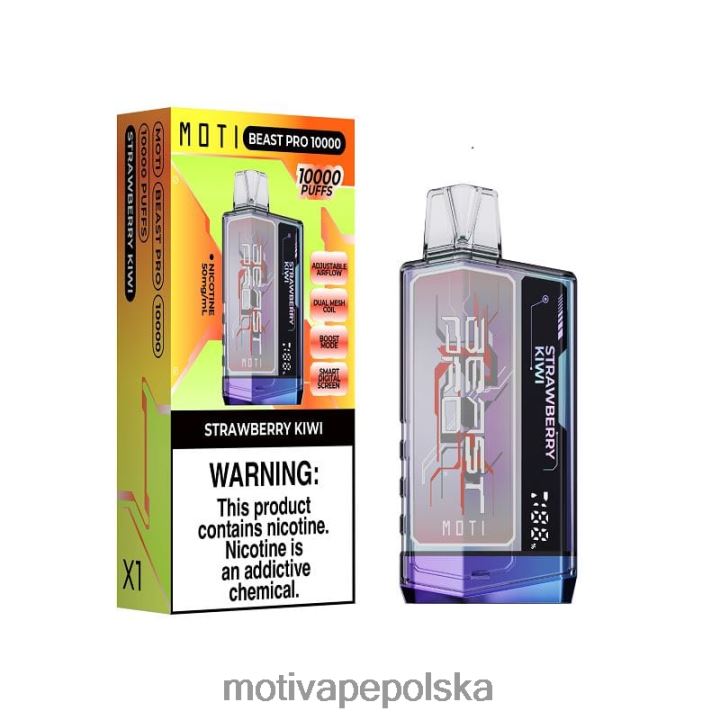 MOTI Vape Recargable Polska - MOTI Beast Pro Waporyzator jednorazowy (5%, 10000 zaciągnięć) 6V86638 niebieska burza