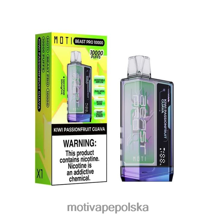 MOTI Vape Recargable Polska - MOTI Beast Pro Waporyzator jednorazowy (5%, 10000 zaciągnięć) 6V86638 niebieska burza