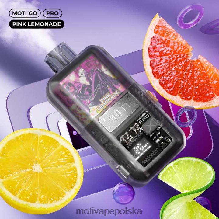 MOTI Vape Polska - MOTI Go Pro Waporyzator jednorazowy (5%, 12000 zaciągnięć) 6V86611 jagodowo-cytrynowy
