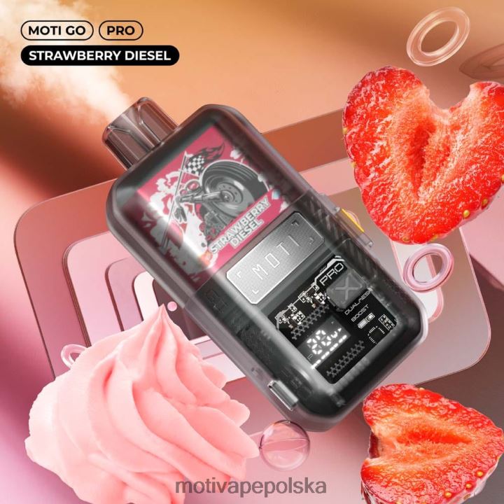 MOTI Vape Polska - MOTI Go Pro Waporyzator jednorazowy (5%, 12000 zaciągnięć) 6V86611 jagodowo-cytrynowy