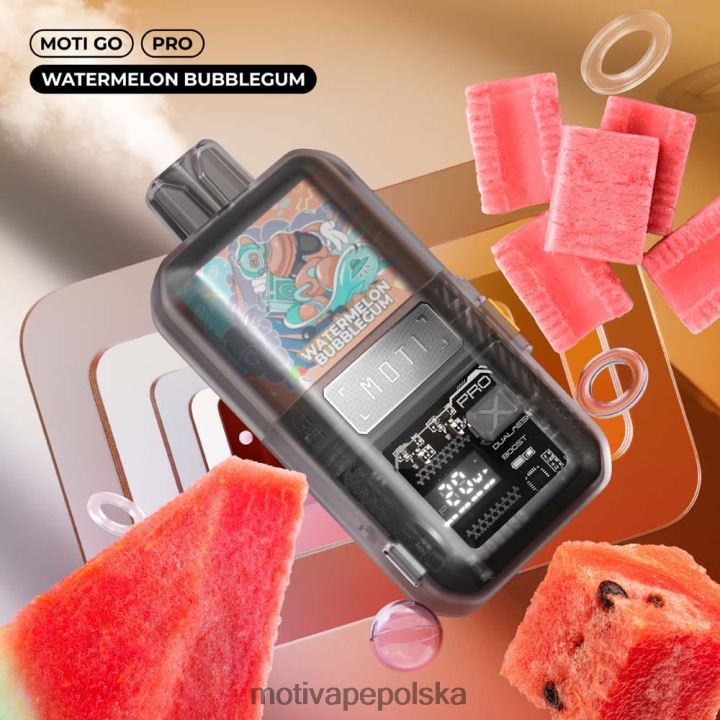 MOTI Vape Polska - MOTI Go Pro Waporyzator jednorazowy (5%, 12000 zaciągnięć) 6V86611 jagodowo-cytrynowy
