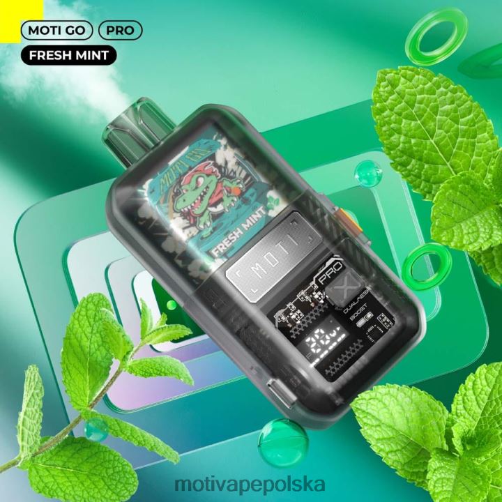 MOTI Vape Polska - MOTI Go Pro Waporyzator jednorazowy (5%, 12000 zaciągnięć) 6V86611 jagodowo-cytrynowy