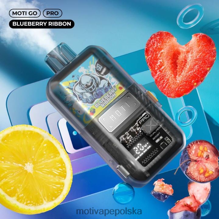 MOTI Vape Recargable Polska - MOTI Go Pro Waporyzator jednorazowy (5%, 12000 zaciągnięć) 6V86618 różowa lemoniada