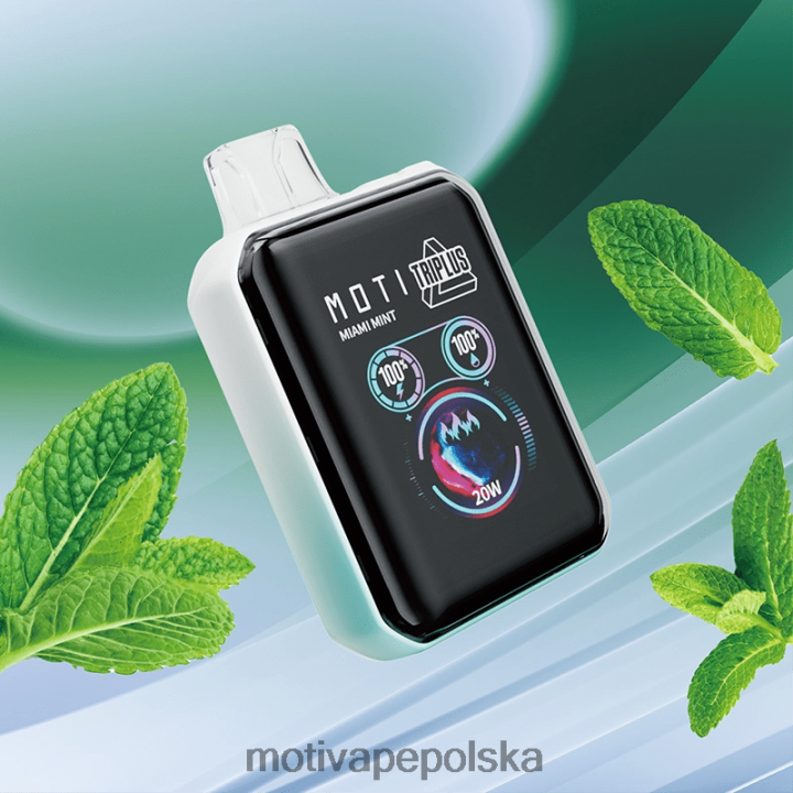 MOTI Vape Polska - MOTI Triplus Jednorazowy vape 20 tys. (5%, 20000 zaciągnięć) 6V8661 energia bananowa