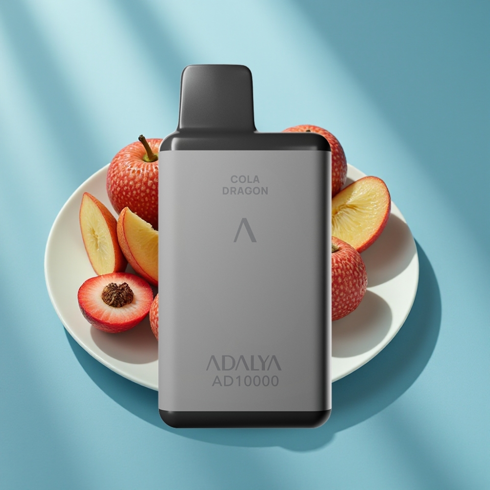 Adalya AD 10000 Puffs Jednorazowy Vape Szara Kosmiczna z USB-C