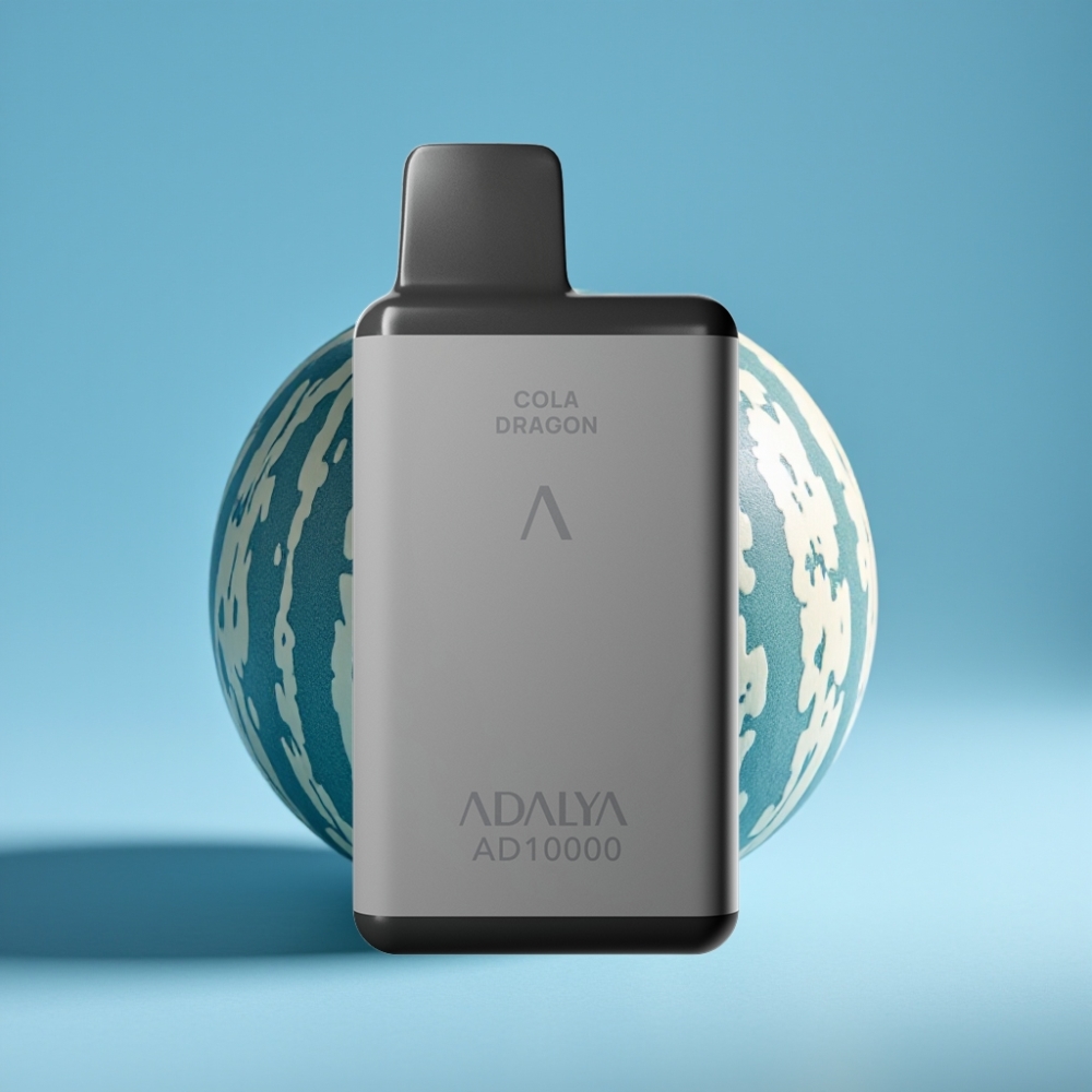 Adalya AD 10000 Puffs Space Gray Aluminum USB-C Blue Melon