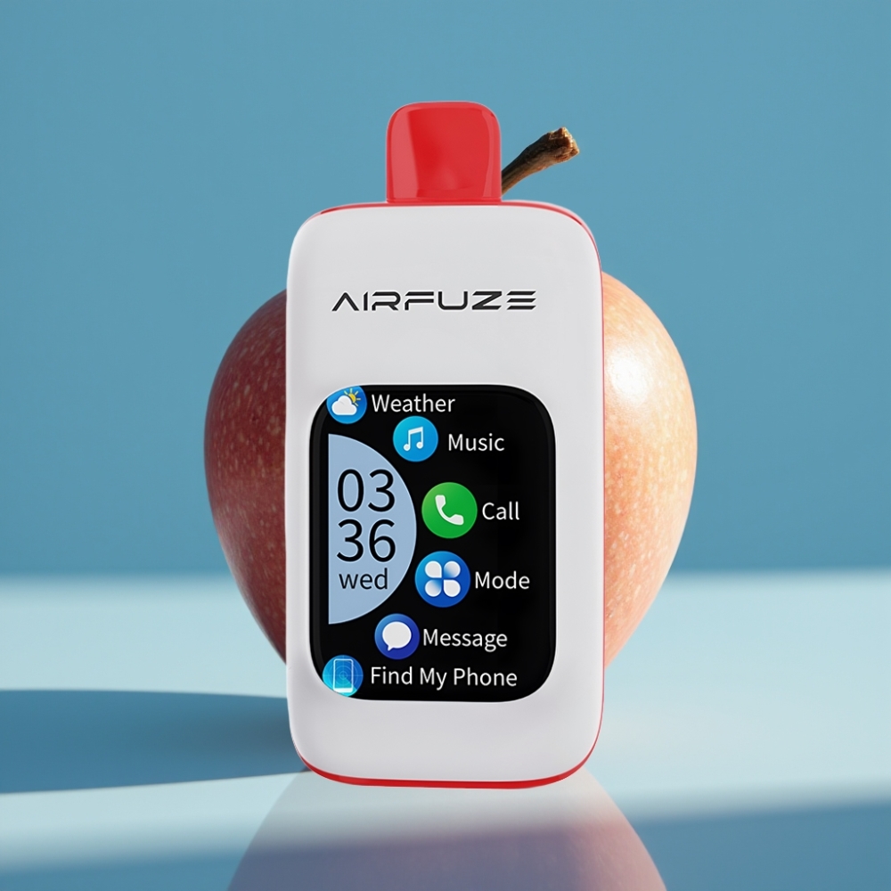 AirFuze Smart 30000 Puffs 5% Nikotyna 900mAh Typ-C Potrójne jabłko