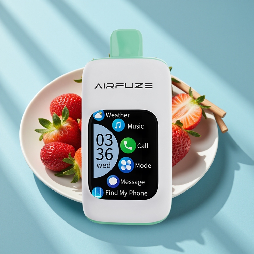 AirFuze Smart 30000 Puffs 5% Nikotyna Ekran Dotykowy TFT Strawberry Summertime