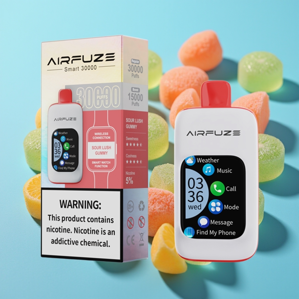 AirFuze Smart 30000 Puffs 900mAh Type-C Sour Lush Gummy