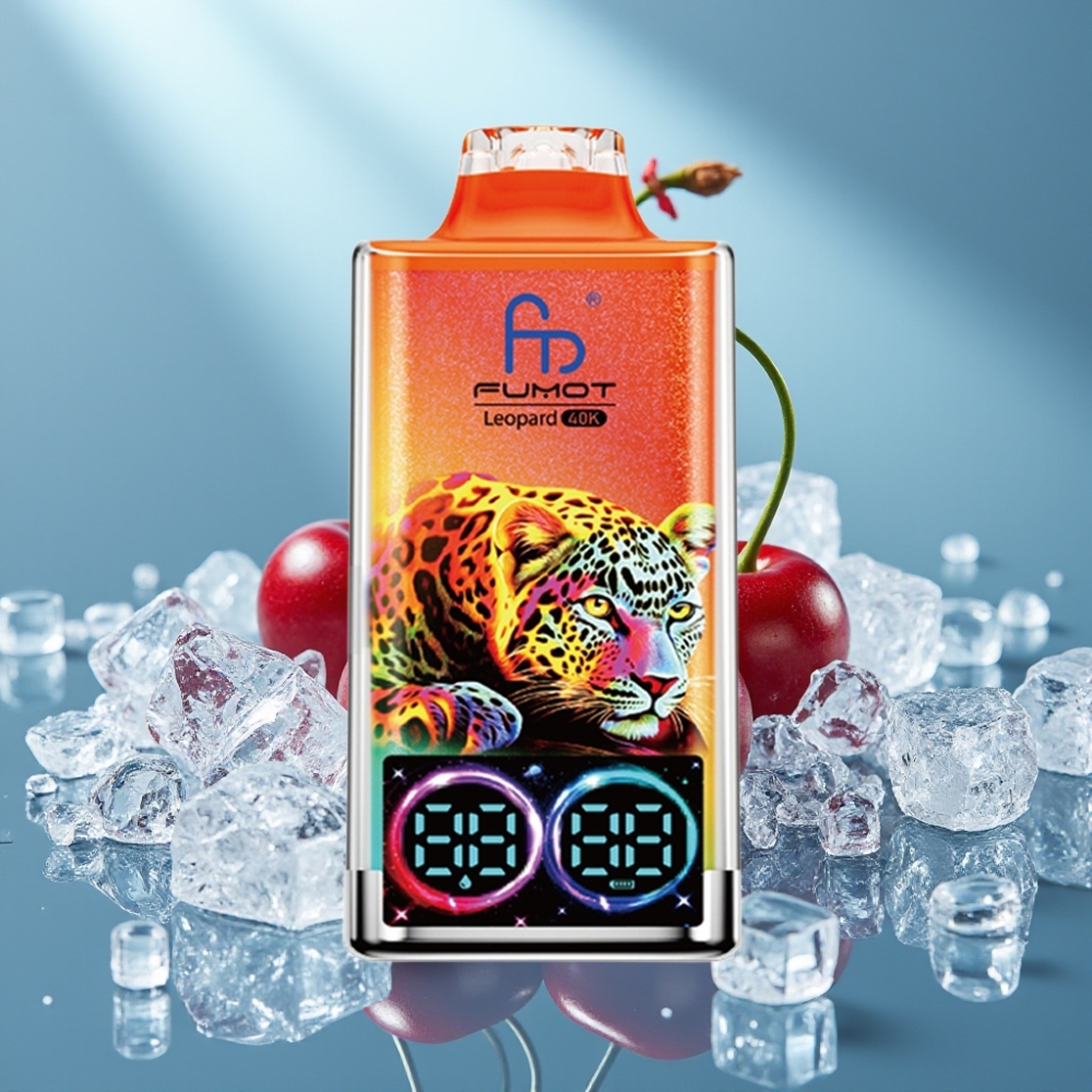 Fumot Leopard 40K Puffs Dual Mesh 700mAh Cherry Ice