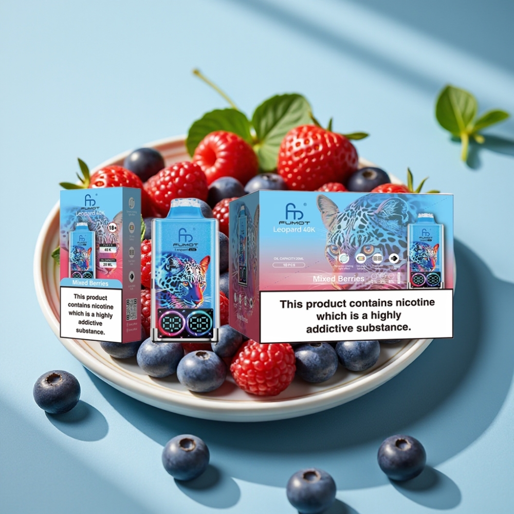 Fumot Leopard 40K Puffs Dual Mesh 700mAh Mixed Berries