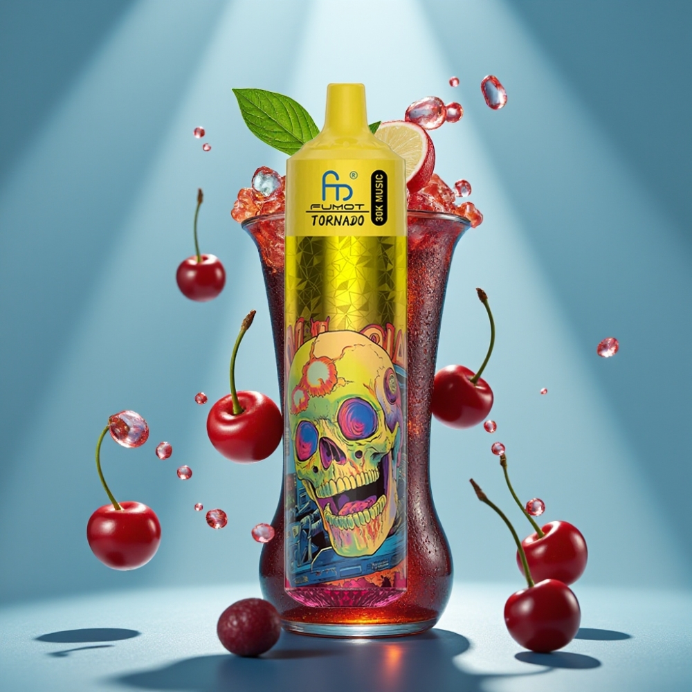 Fumot RandM Tornado 30000 Puffs 30mL 2%/5% Cherry Coke