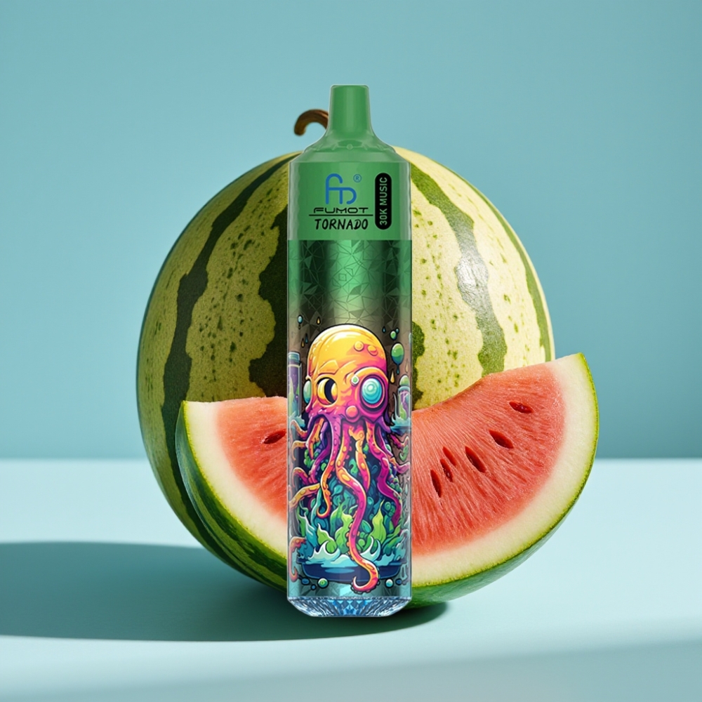 Fumot RandM Tornado 30000 Puffs 30mL 2%/5% Watermelon Cantaloupe