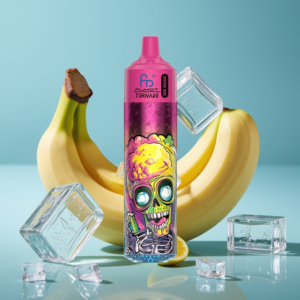 Fumot RandM Tornado 30000 Puffs 30mL 5% Banana Ice