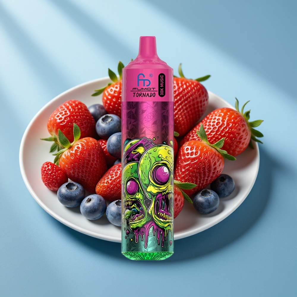 Fumot RandM Tornado 30000 Puffs 30mL 5% Mesh Strawberry Blueberry