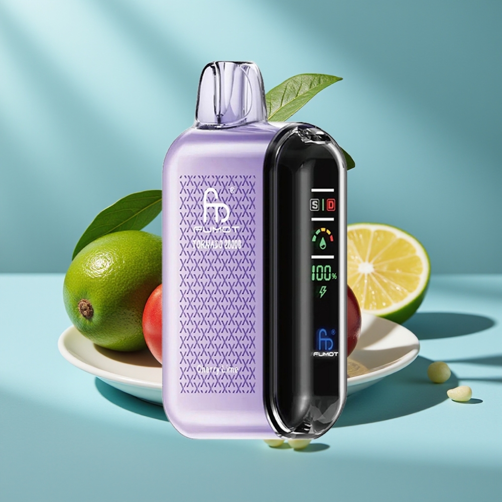 Fumot Tornado 20000 Puffs Dual Mesh 20ml 850mAh Cherry Lime