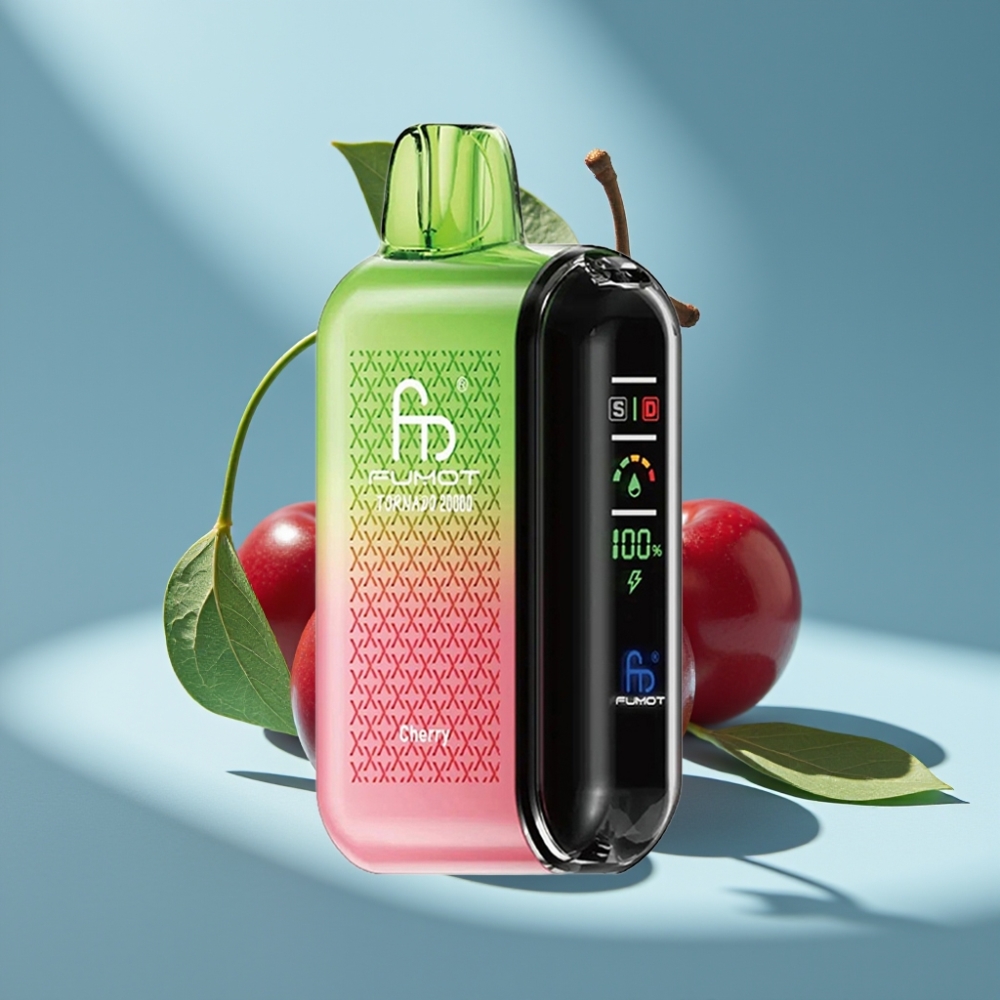 Fumot Tornado 20000 Puffs Dual Mesh 20ml Cherry