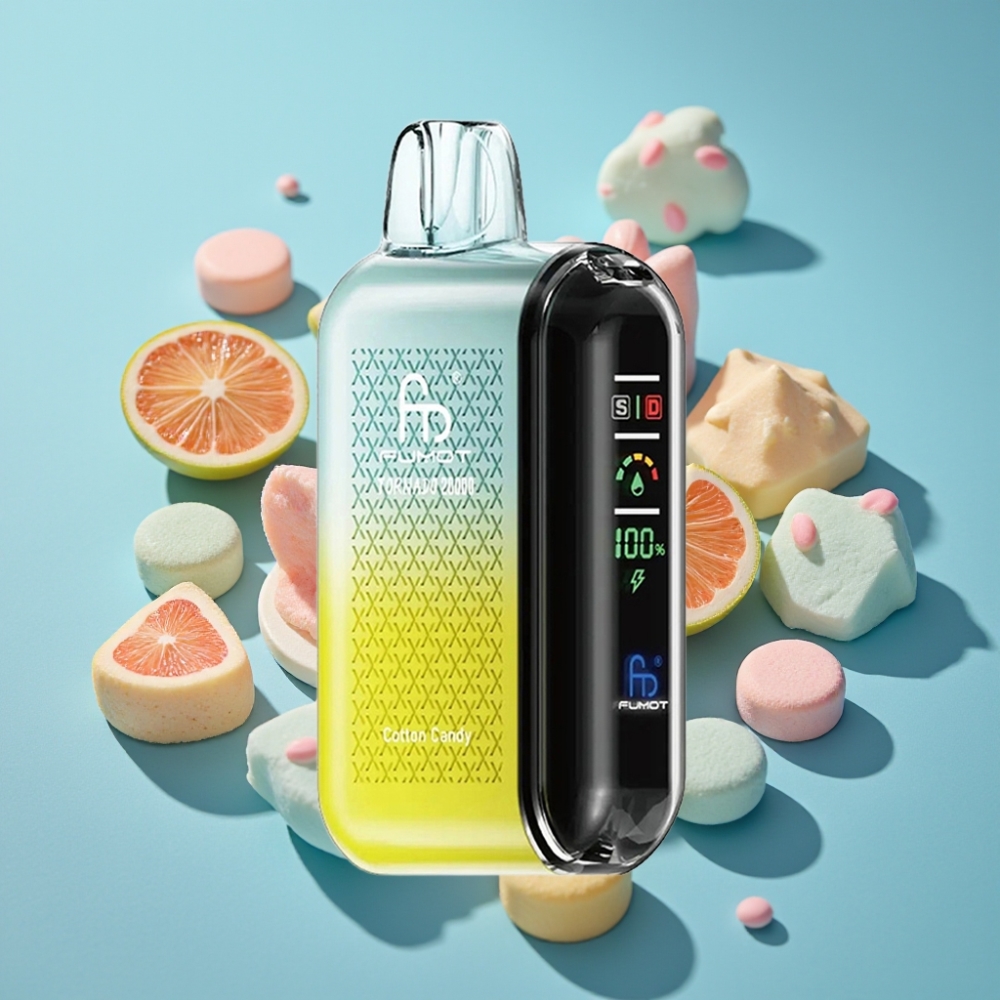 Fumot Tornado 20000 Puffs Dual Mesh 20ml Cotton Candy