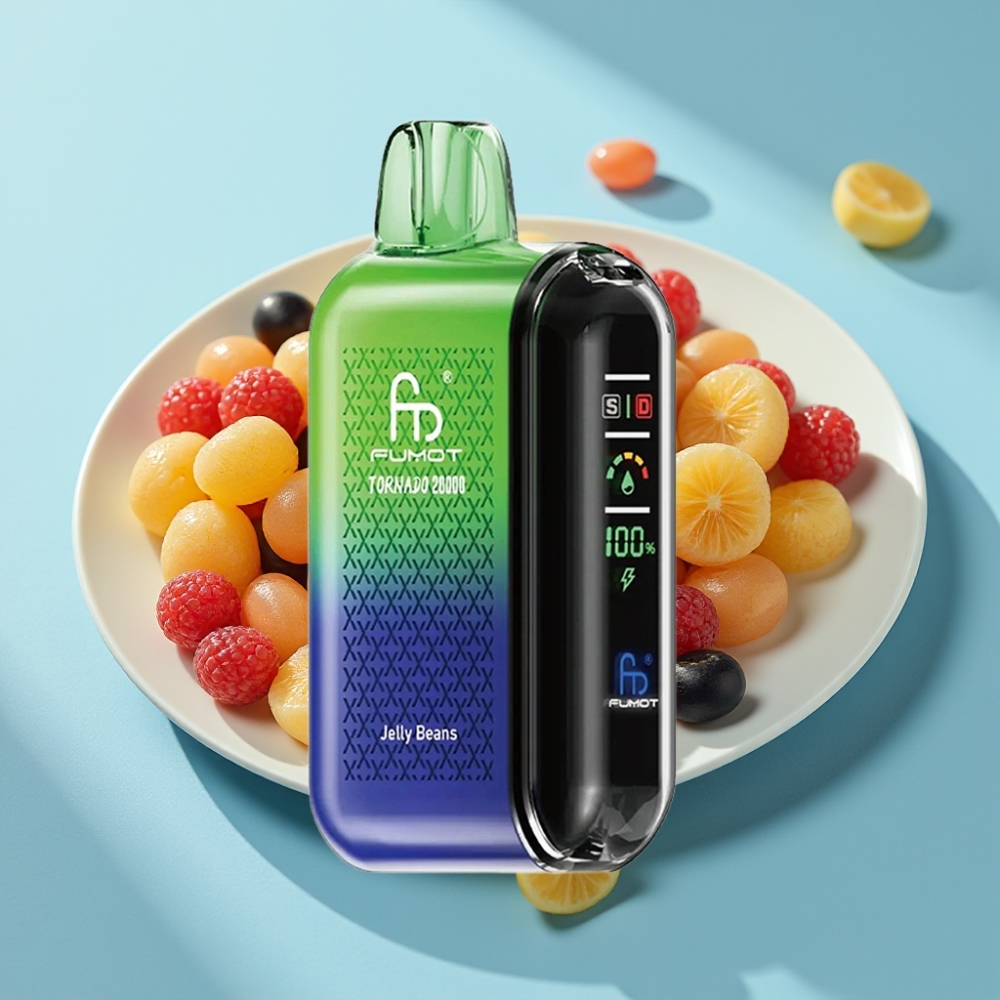 Fumot Tornado 20000 Puffs Dual Mesh 20ml Smart Display Żelki