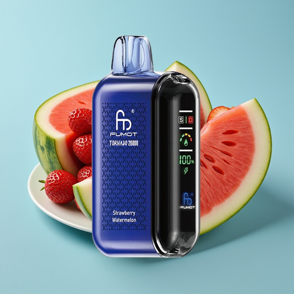 Fumot Tornado 20000 Puffs Dual Mesh 20ml Strawberry Watermelon