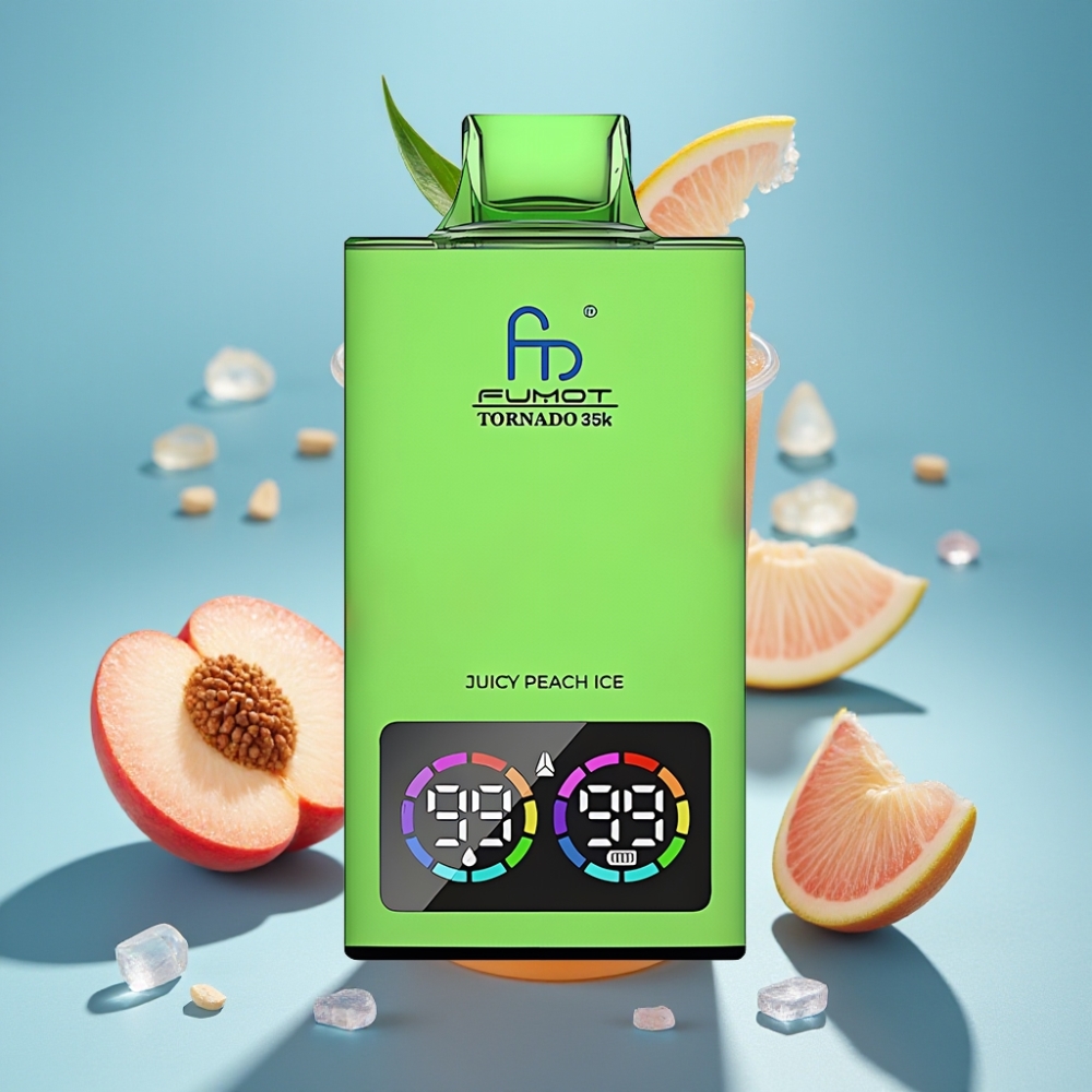 Fumot Tornado 35000 Dual Mesh RGB 15ml Juicy Peach Ice