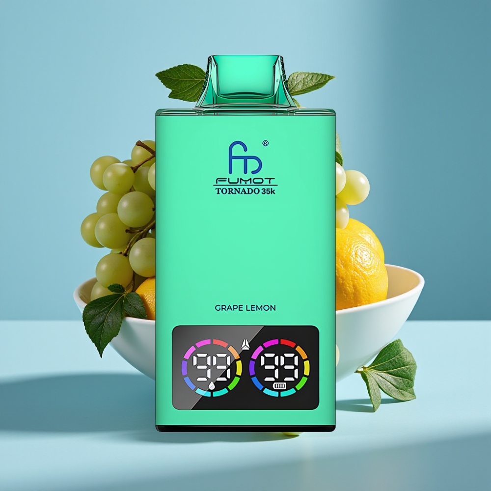 Fumot Tornado 35000 Dual Mesh USB-C Grape Lemon