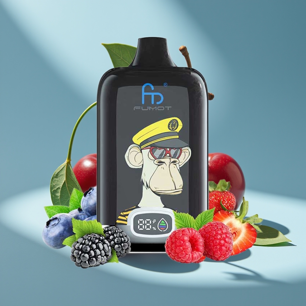 Fumot Tornado Digital Box 12000 Puffów 20ml MESH Cherry