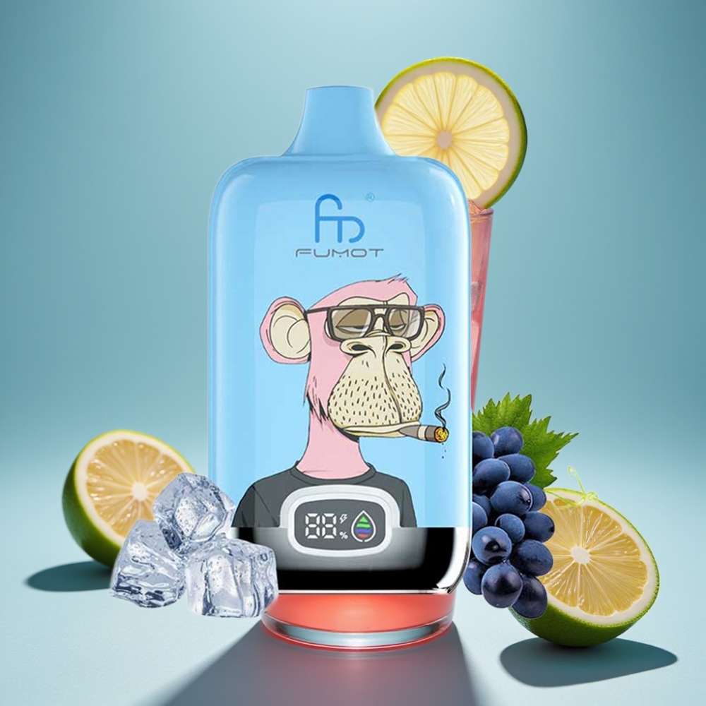 Fumot Tornado Digital Box 12000 Puffs 20ml MTL Pink Lemonade