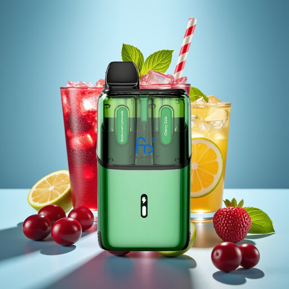 Fumot Ultra T32000 24ml 800mAh Typ-C Czarna Porzeczka Lemonada - Wiśnia Cola