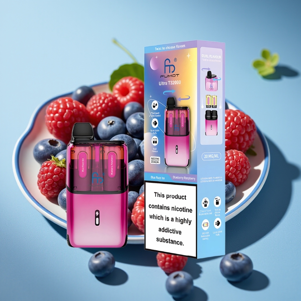 Fumot Ultra T32000 32000 Puffów 24ml 800mAh Type-C Blue Razz Ice