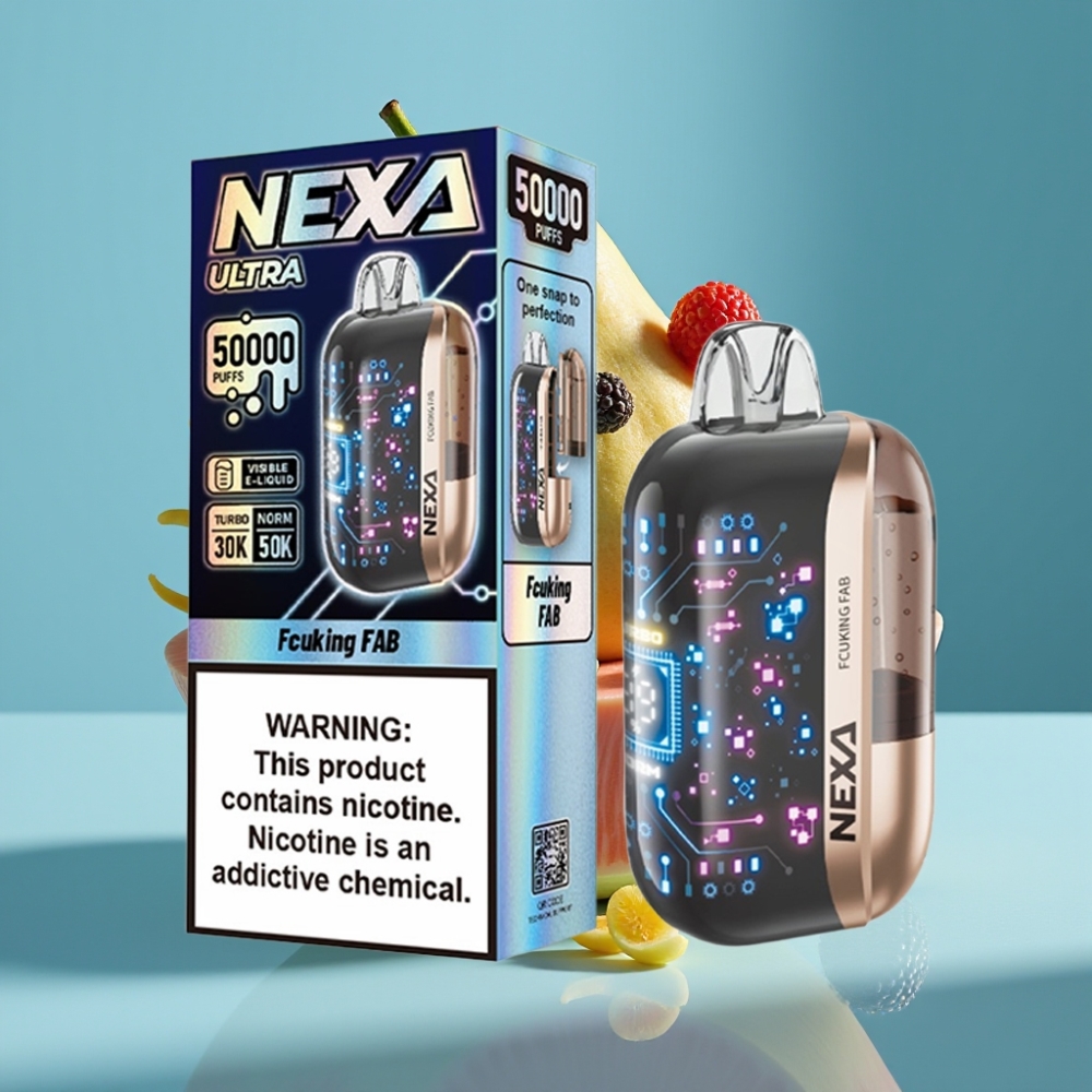 NEXA Ultra 50000 Puffs 20ml 5% Dual Mesh Ekran 3D Fcuking Fab
