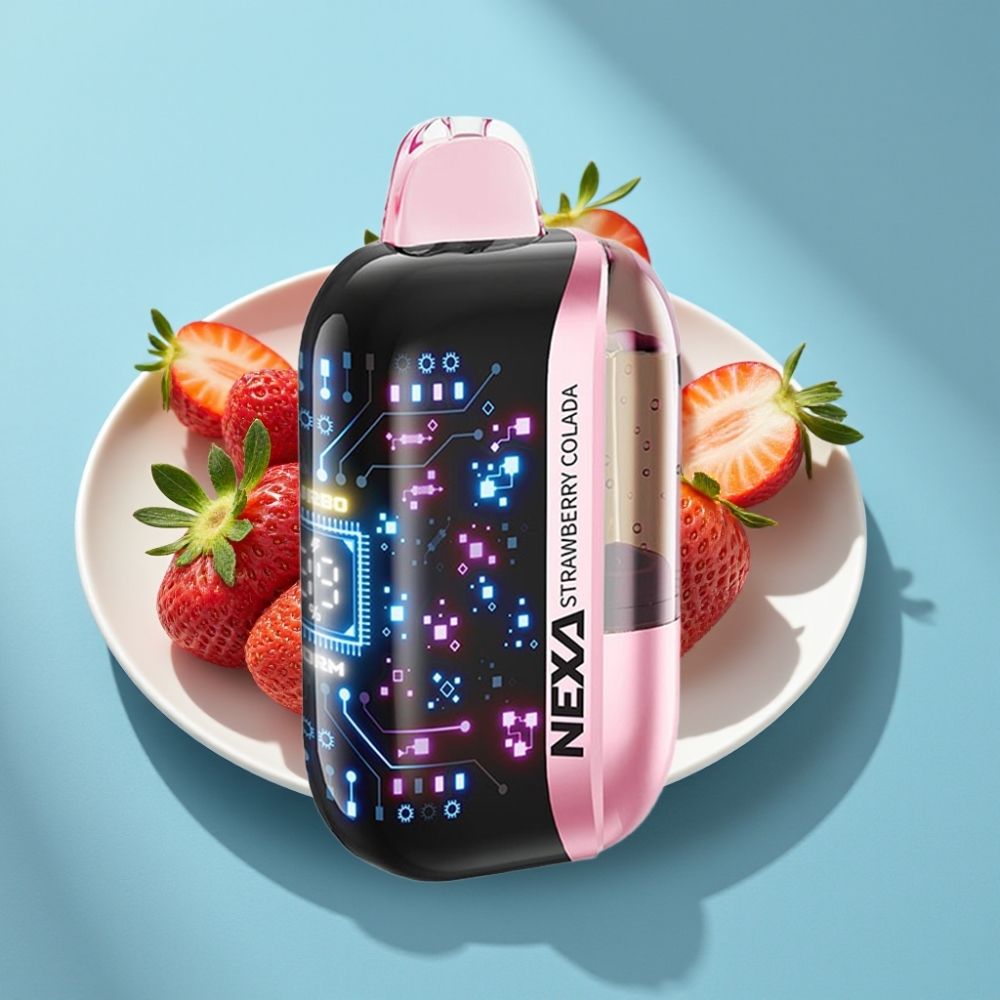 NEXA Ultra 50000 Puffs 20ml 5% Dual Mesh Ekran 3D Truskawkowa colada