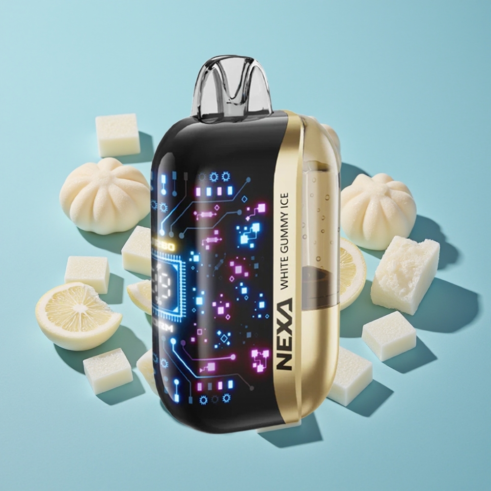 NEXA Ultra 50K 20ml 5% Dual Mesh Jednorazowy Vape White Gummy Ice