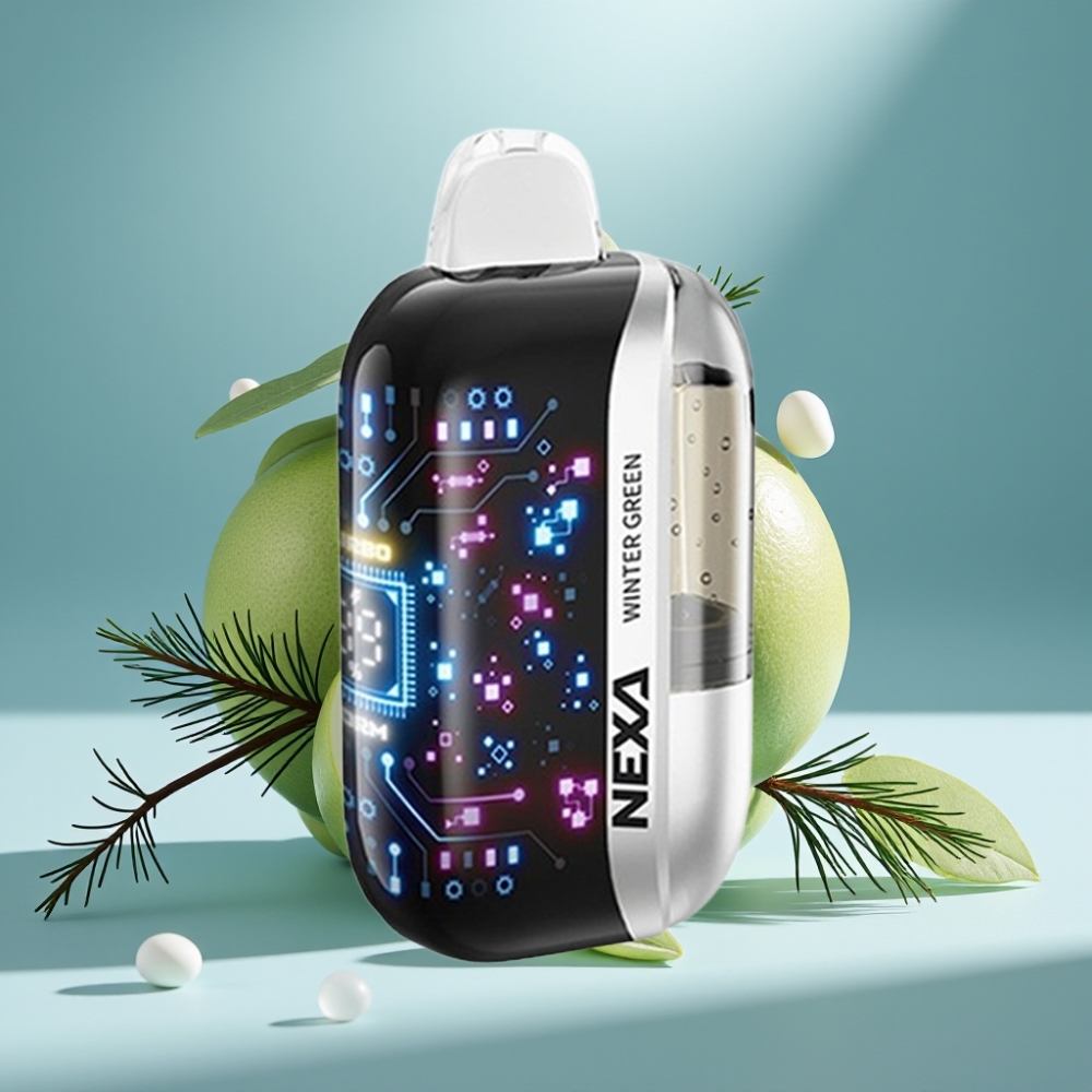 NEXA Ultra 50K 20ml 5% Dual Mesh Jednorazowy Vape Winter Green