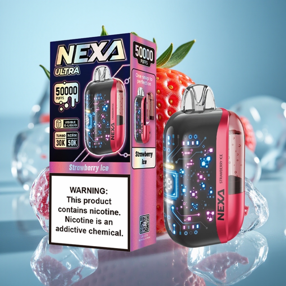 NEXA Ultra 50K 20ml 5% Dual Mesh Strawberry Ice