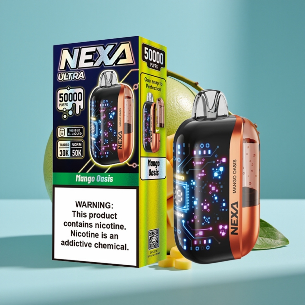 NEXA Ultra 50K Jednorazowy Vape 20ml 5% Nikotyna Mango Oasis