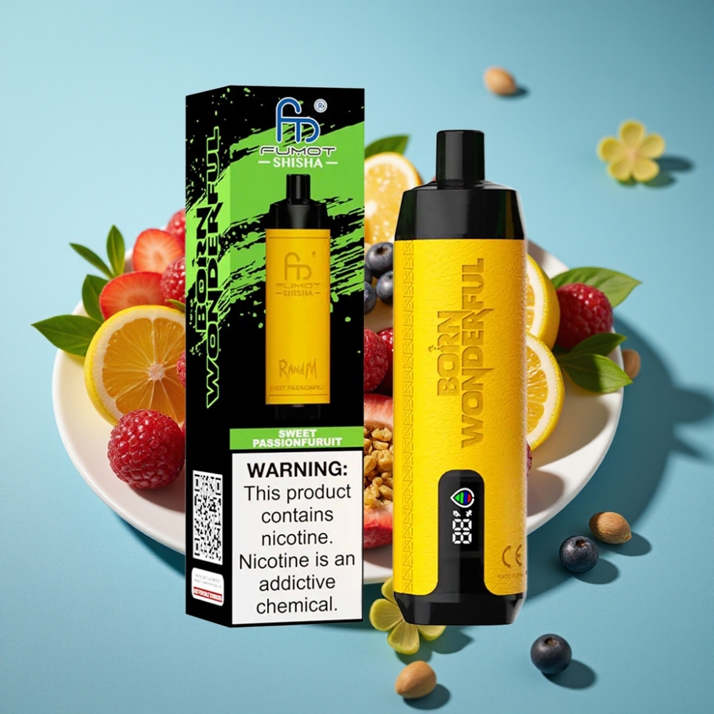 RandM Fumot Shisha 10000 Puffs LED Mesh Coil 18ml