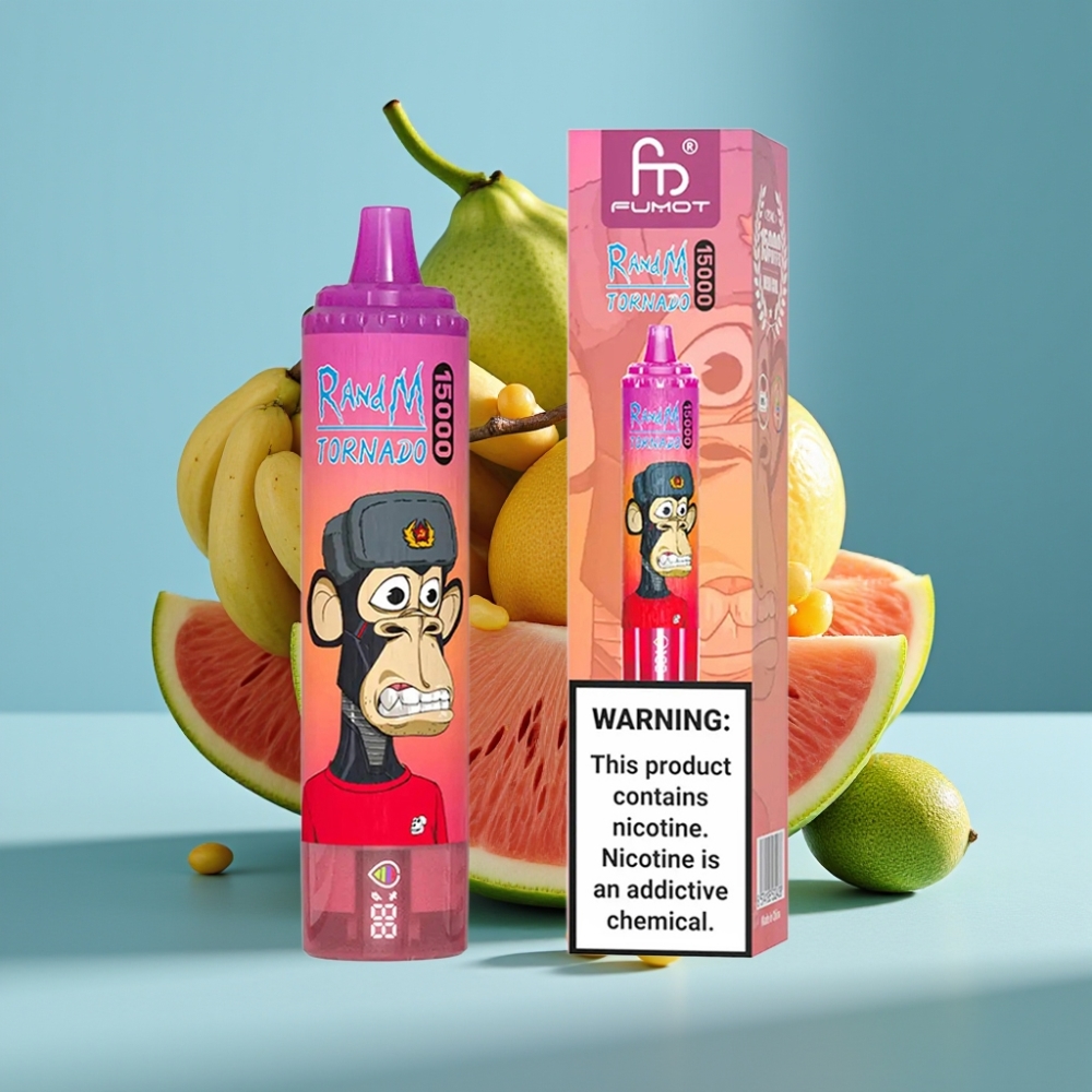 Fumot RandM Tornado 15000 Puffs 25ml Mesh Coil Dragon Fruit