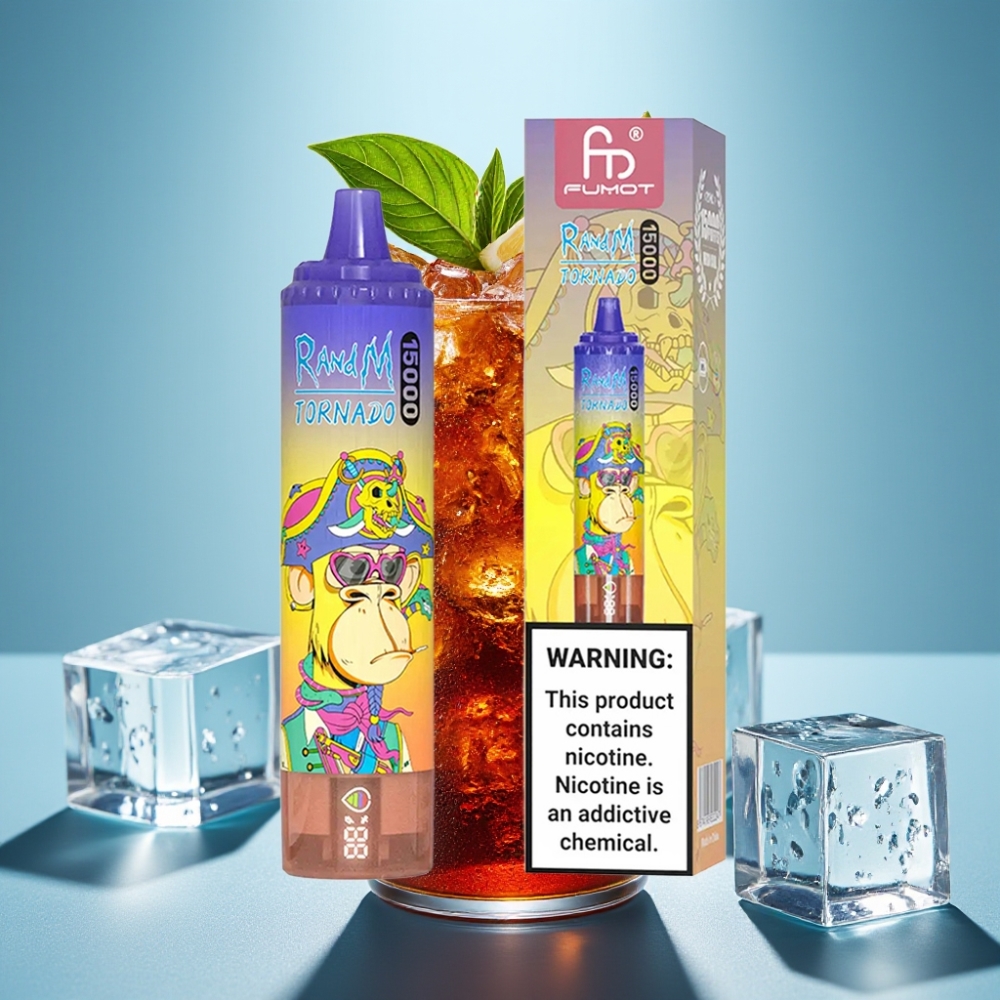 Fumot RandM Tornado 15000 Puffs 25ml Mesh Coil LCD