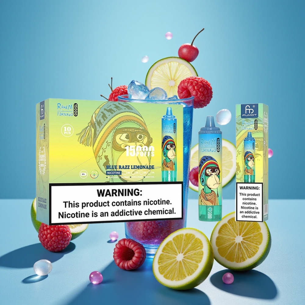 RandM Fumot Tornado 15000 Puffs 25ml Mesh 0.9 Ohm USB-C LCD