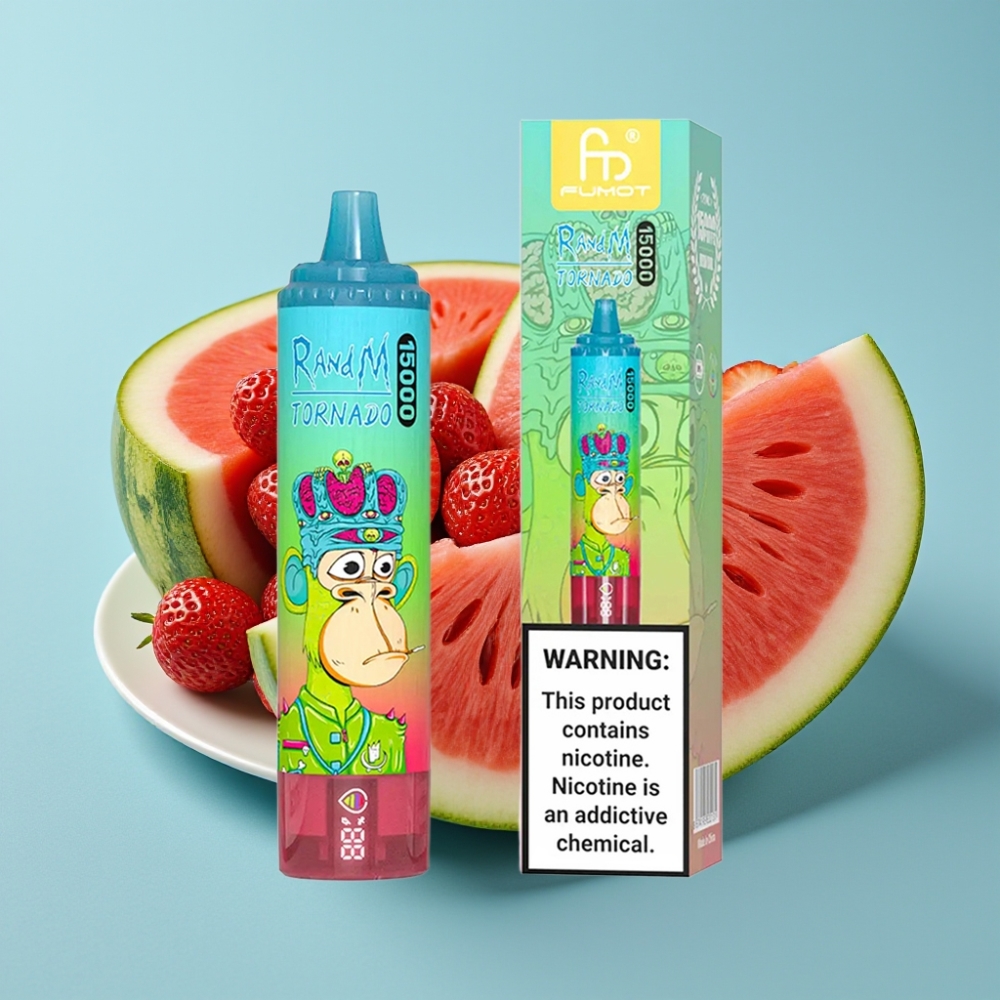 RandM Fumot Tornado 15000 Puffs 25ml Mesh 0.9Ω Strawberry Watermelon