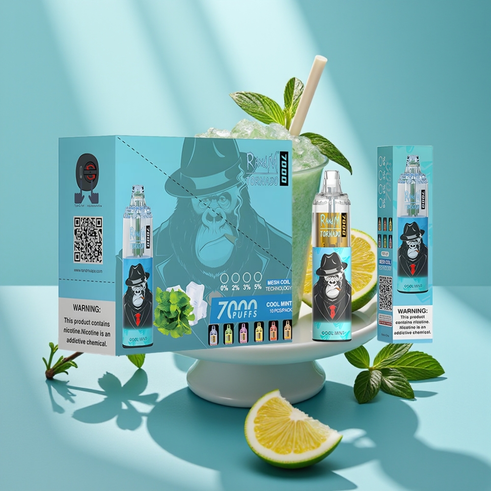 Fumot Tornado 7000 Puffs 14ML Mesh RGB Cool Mint