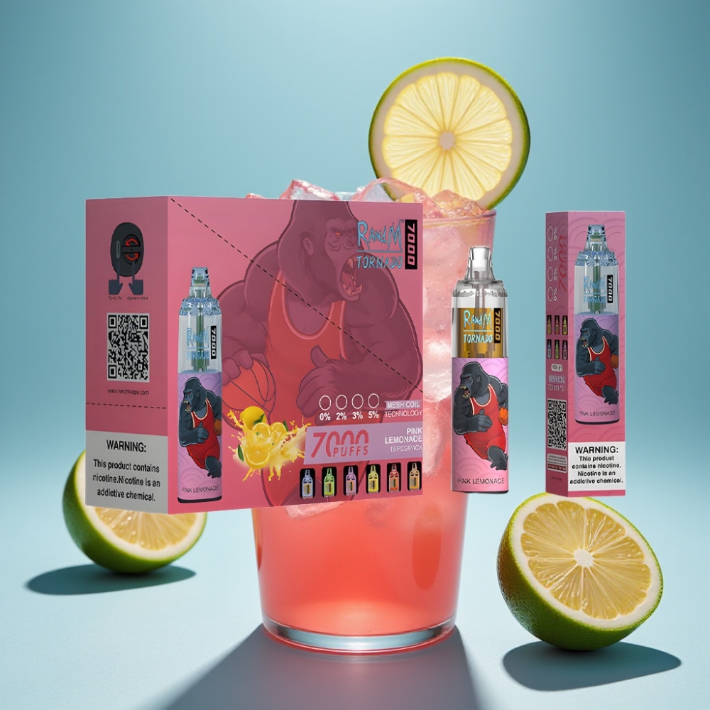 Fumot Tornado 7000 Puffs 14ML Mesh RGB Pink Lemonade