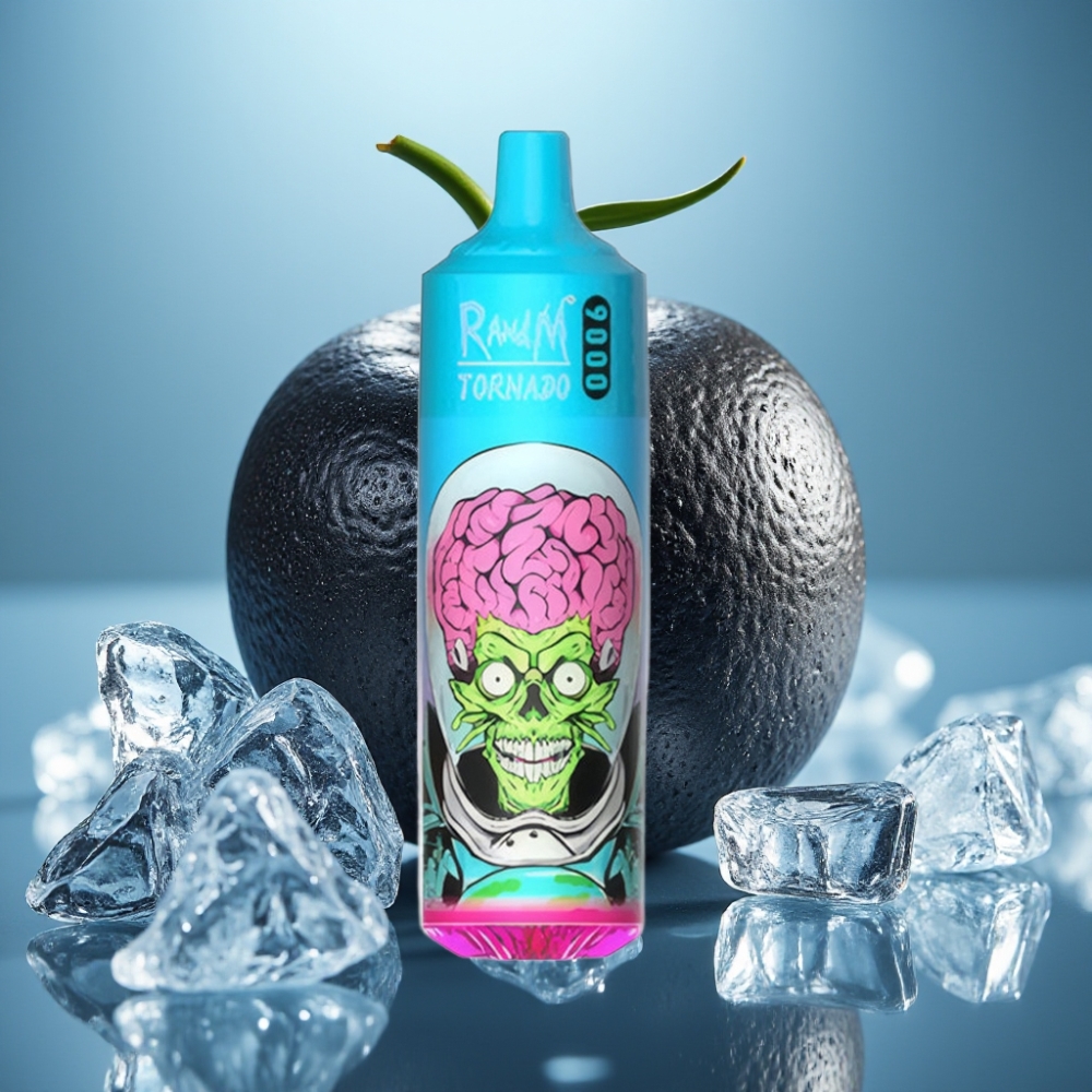 RandM Tornado 9000 Puffs 18 mL Mesh RGB 54 Smaków Black Dragon Ice