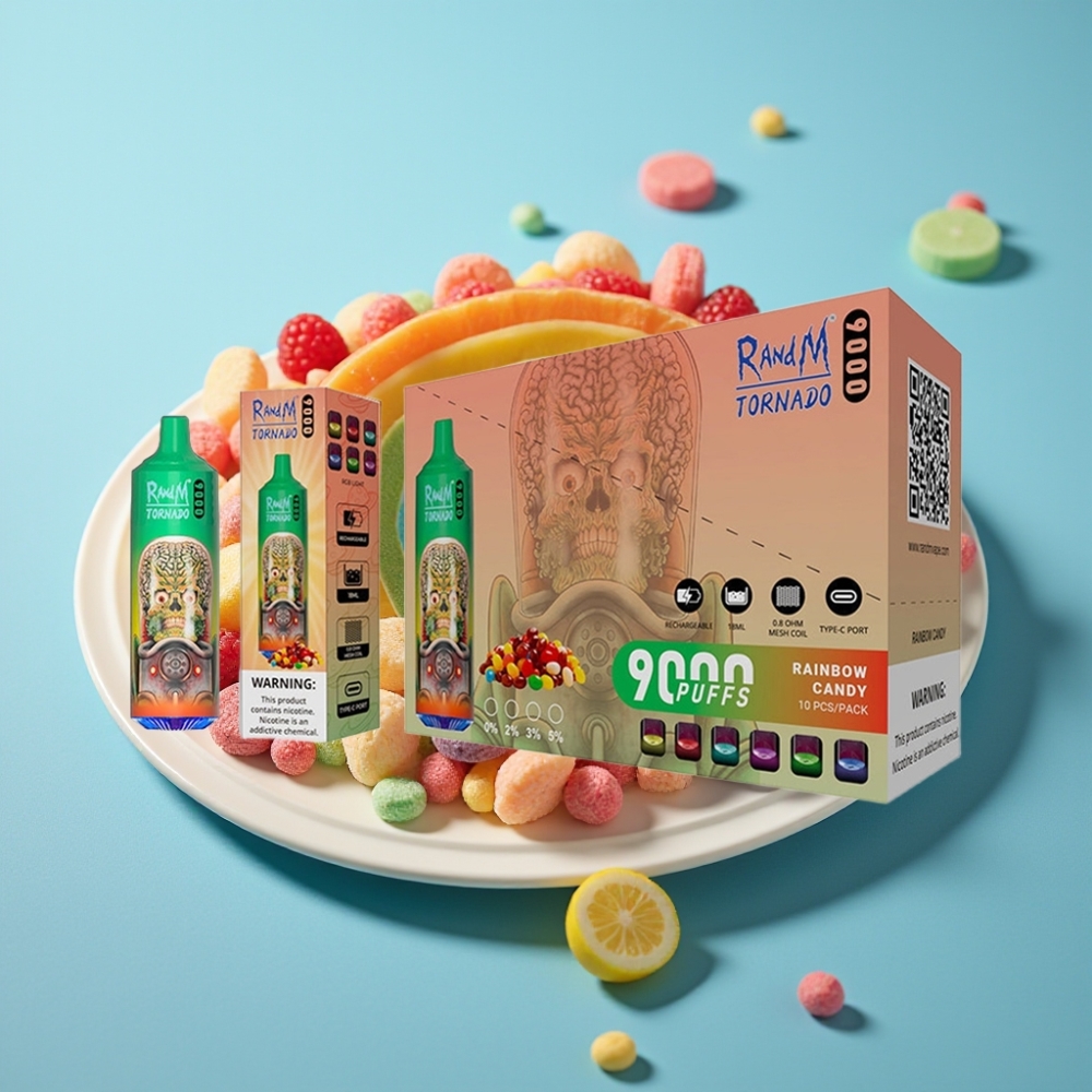 RandM Tornado 9000 Puffs 850 mAh 18 mL Mesh Coil