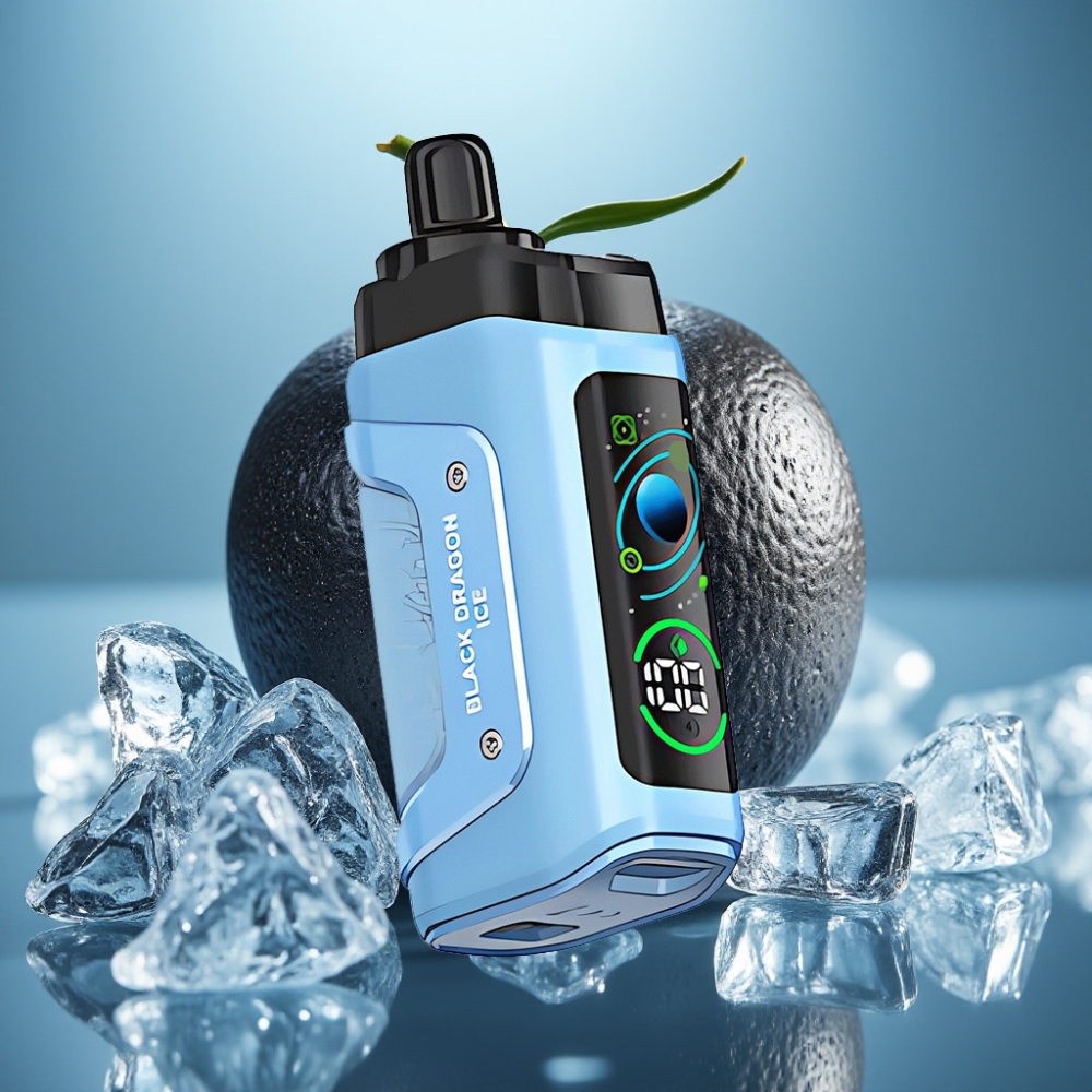Razz Bar 45000 Puffs 1.0 Ohm Mesh Black Dragon Ice