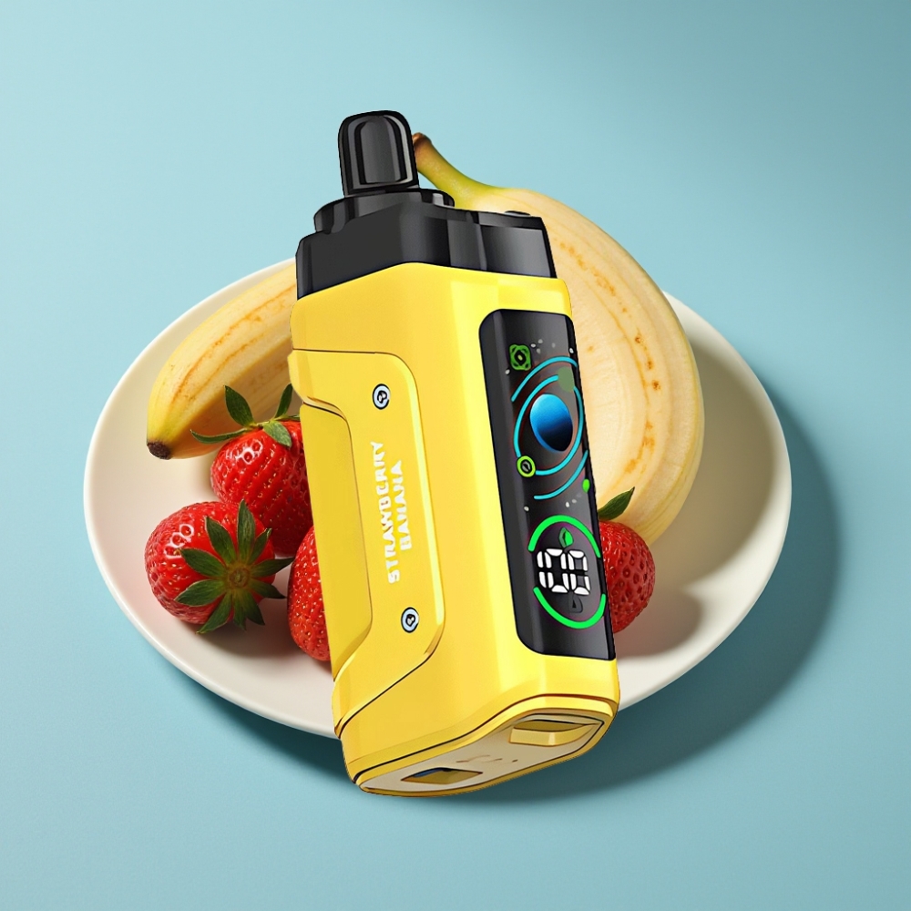 Razz Bar 45000 Puffs 1.0 Ohm Mesh Smoczek Bananowo-Truskawkowy