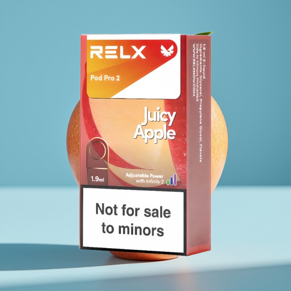 RELX Pod Pro 2 0% Nikotyny 600 Puffów 1,9ml Soczyste Jabłko